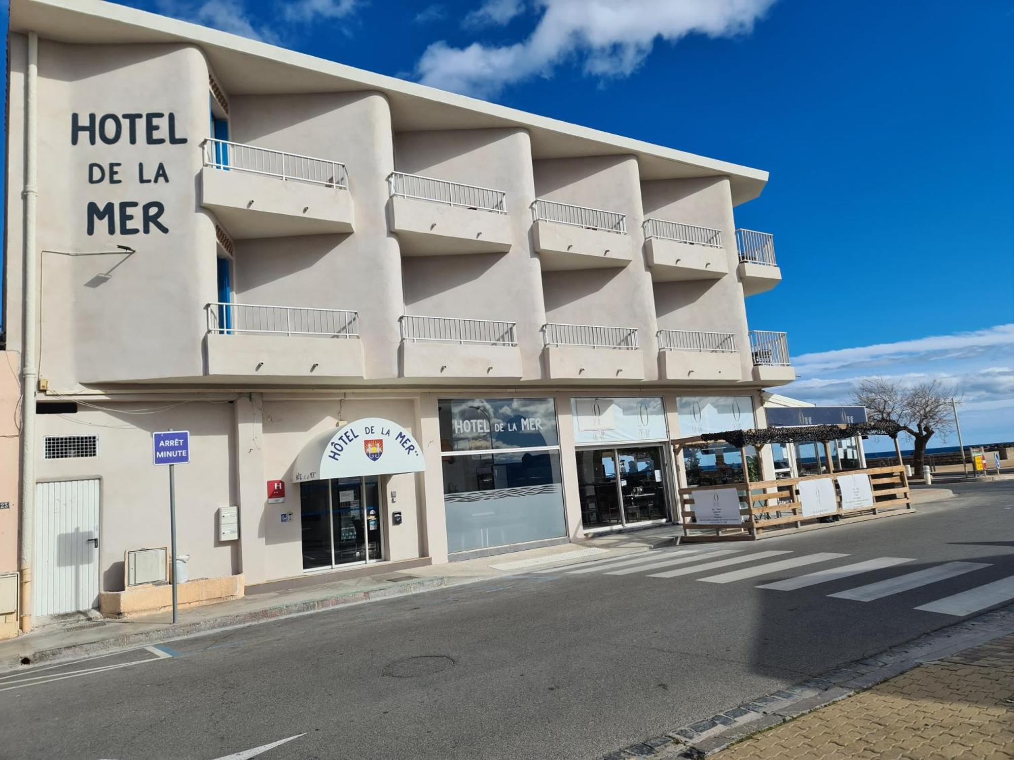 Hôtel de la Mer Valras-Plage Exterior foto